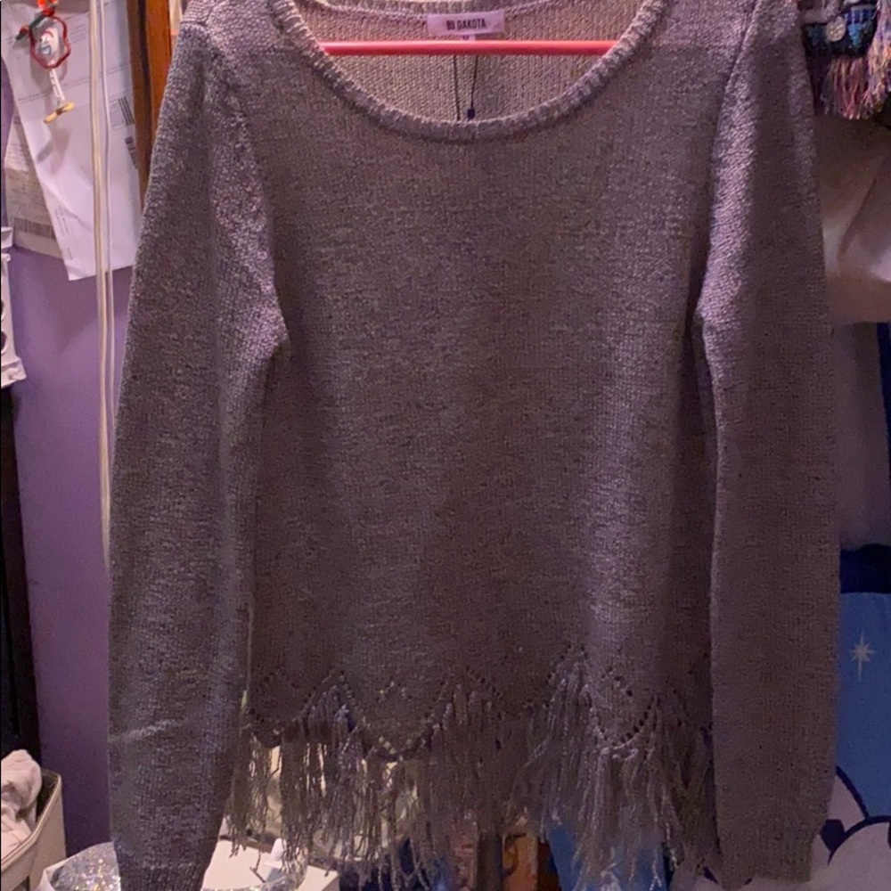 BB Dakota Fringe Sweater